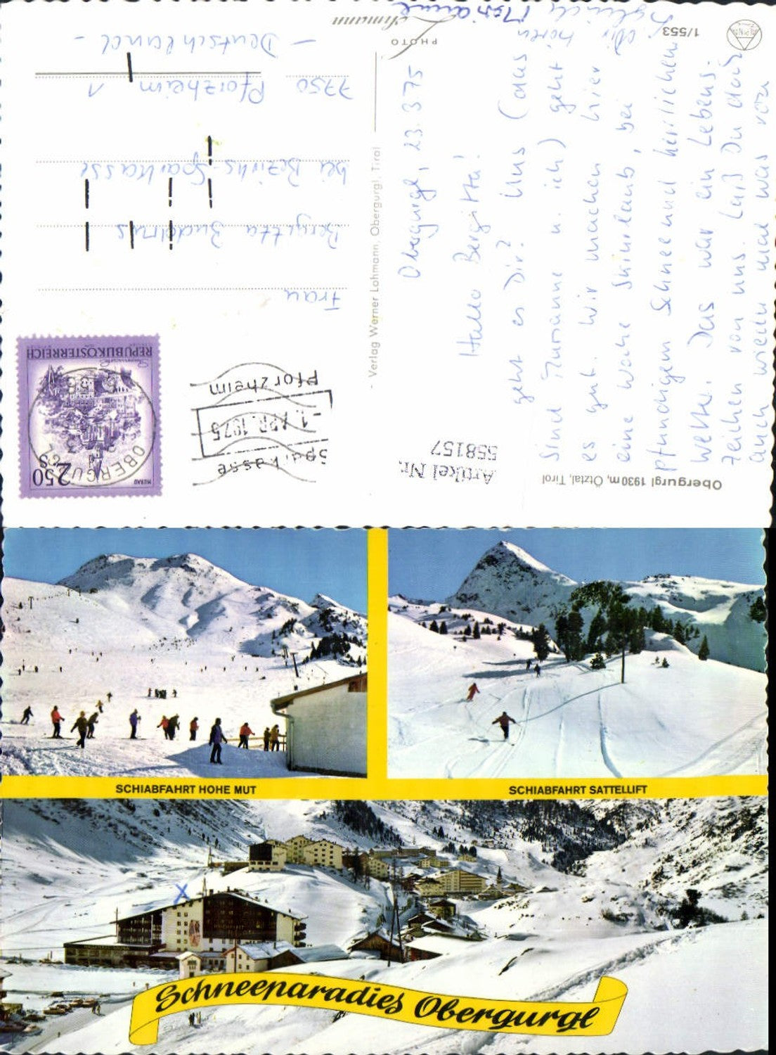 Alte Ansichtskarte – Old Postcard