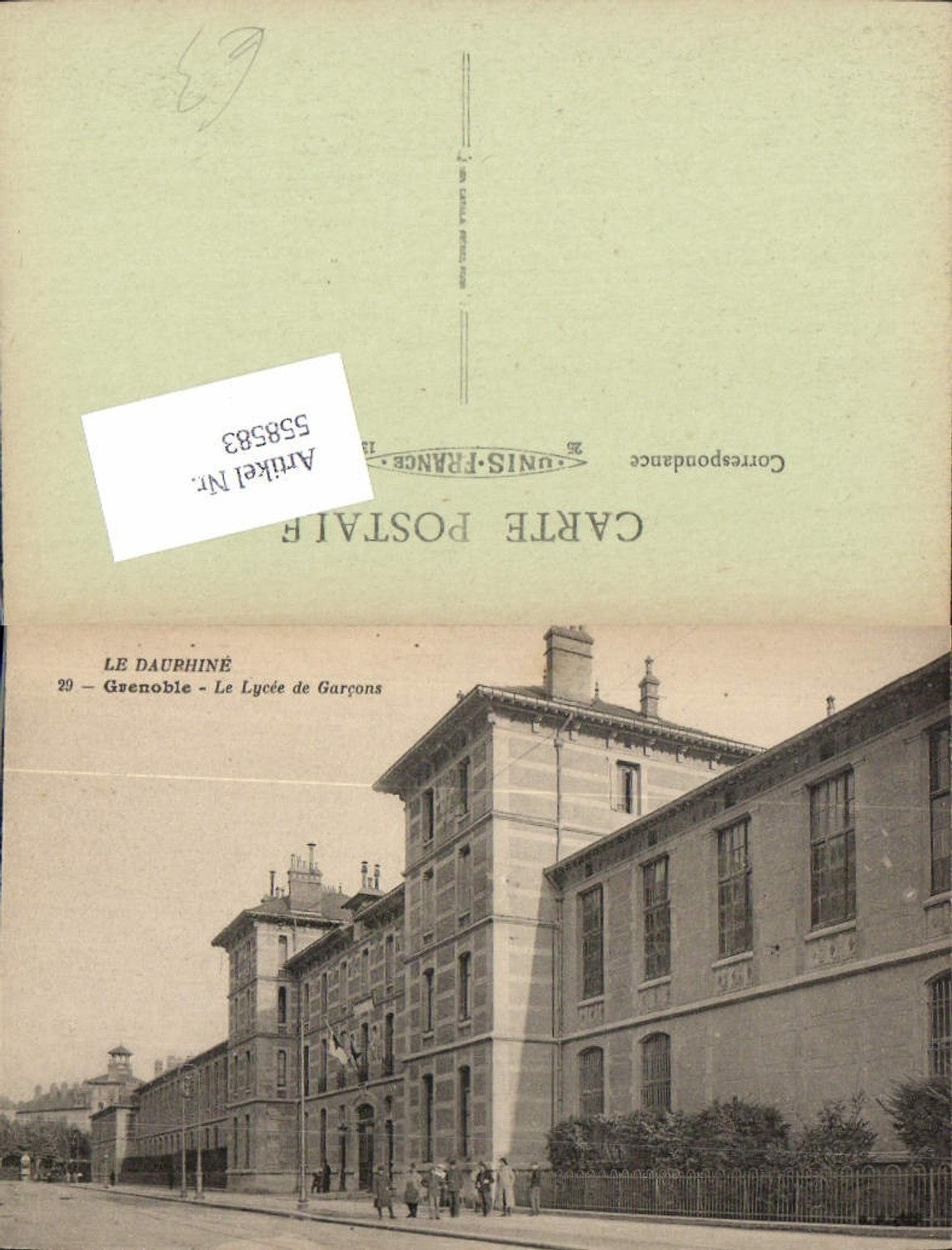 558583,France Grenoble Le Lycee de Garcons