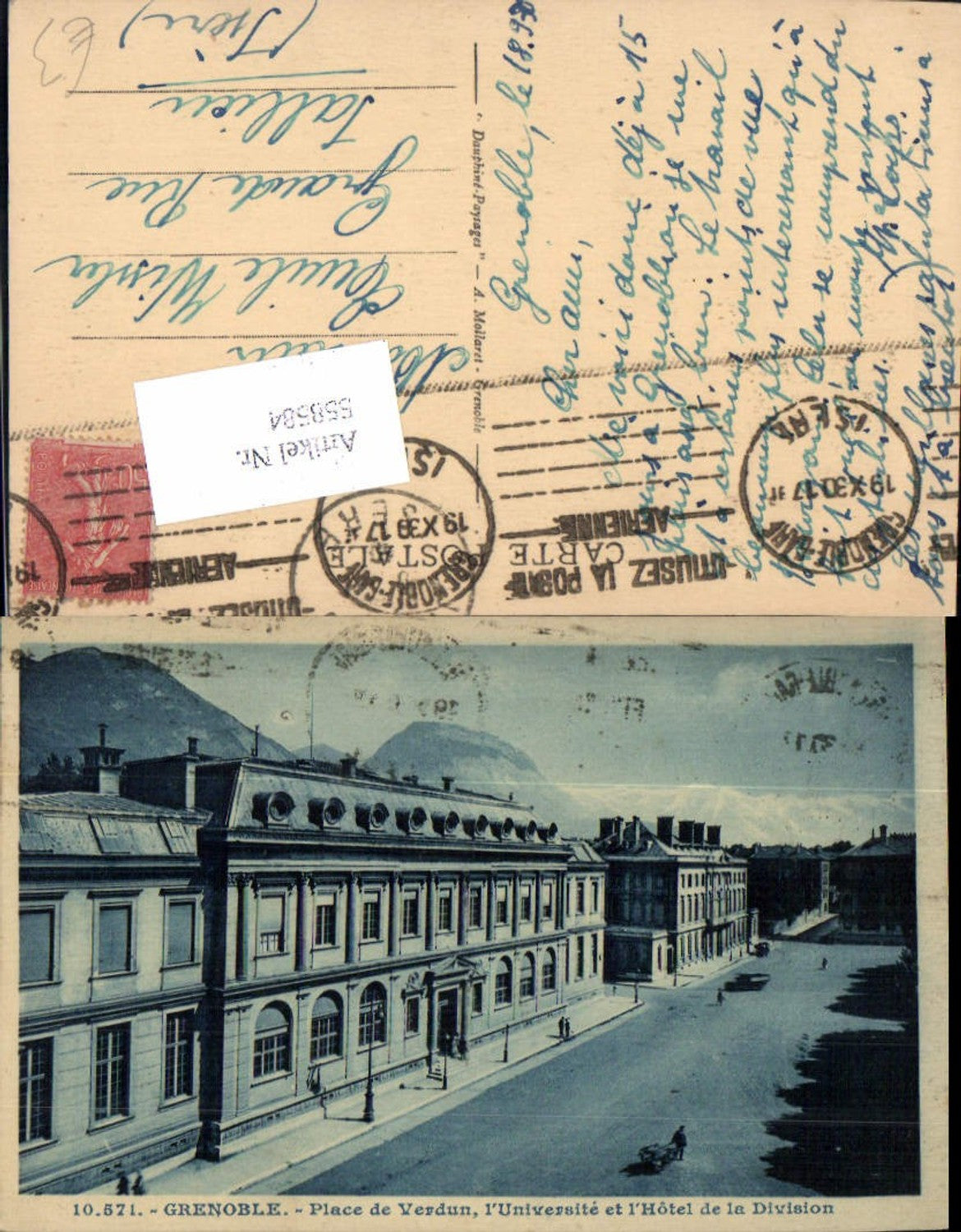 558584,France Grenoble Place de Verdun Universität