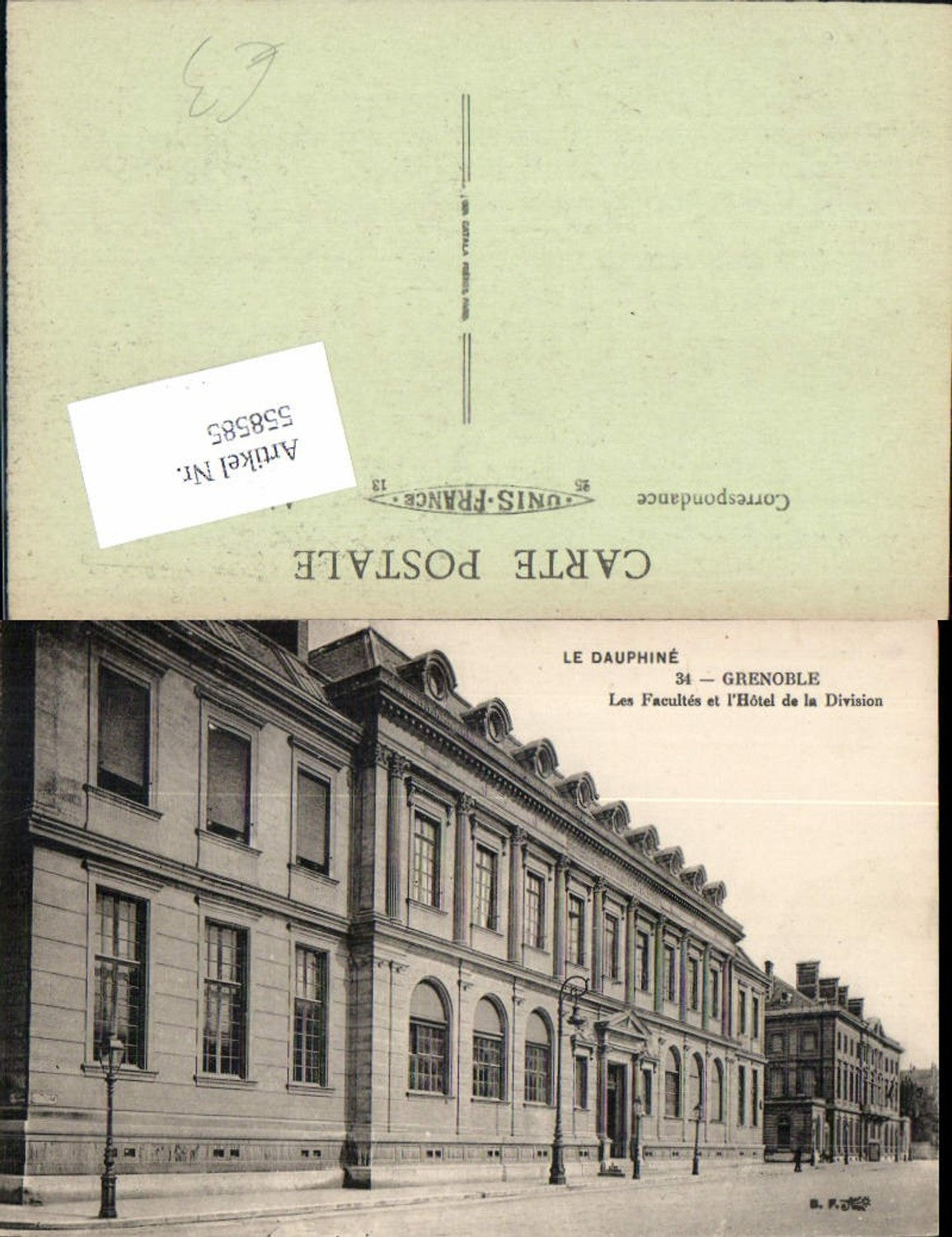 558585,France Grenoble Les Facultes e Hotel Division