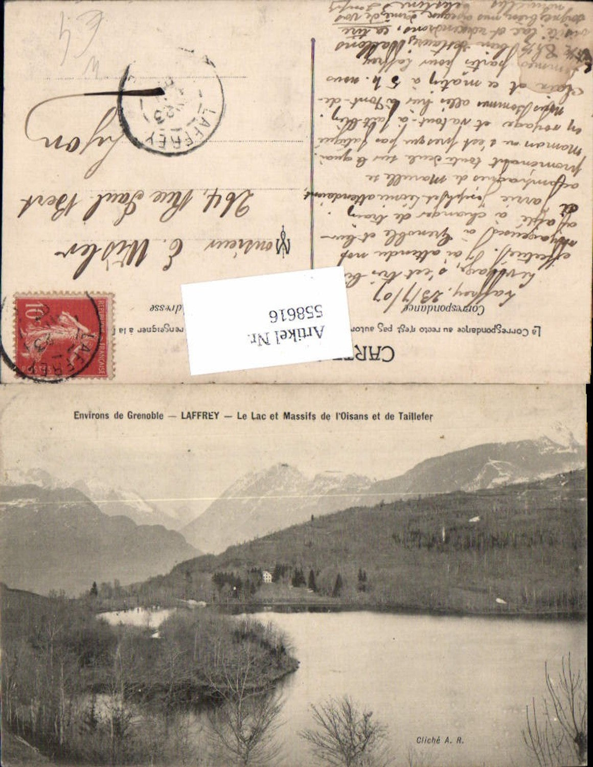 558616,France Environs de Grenoble Laffrey