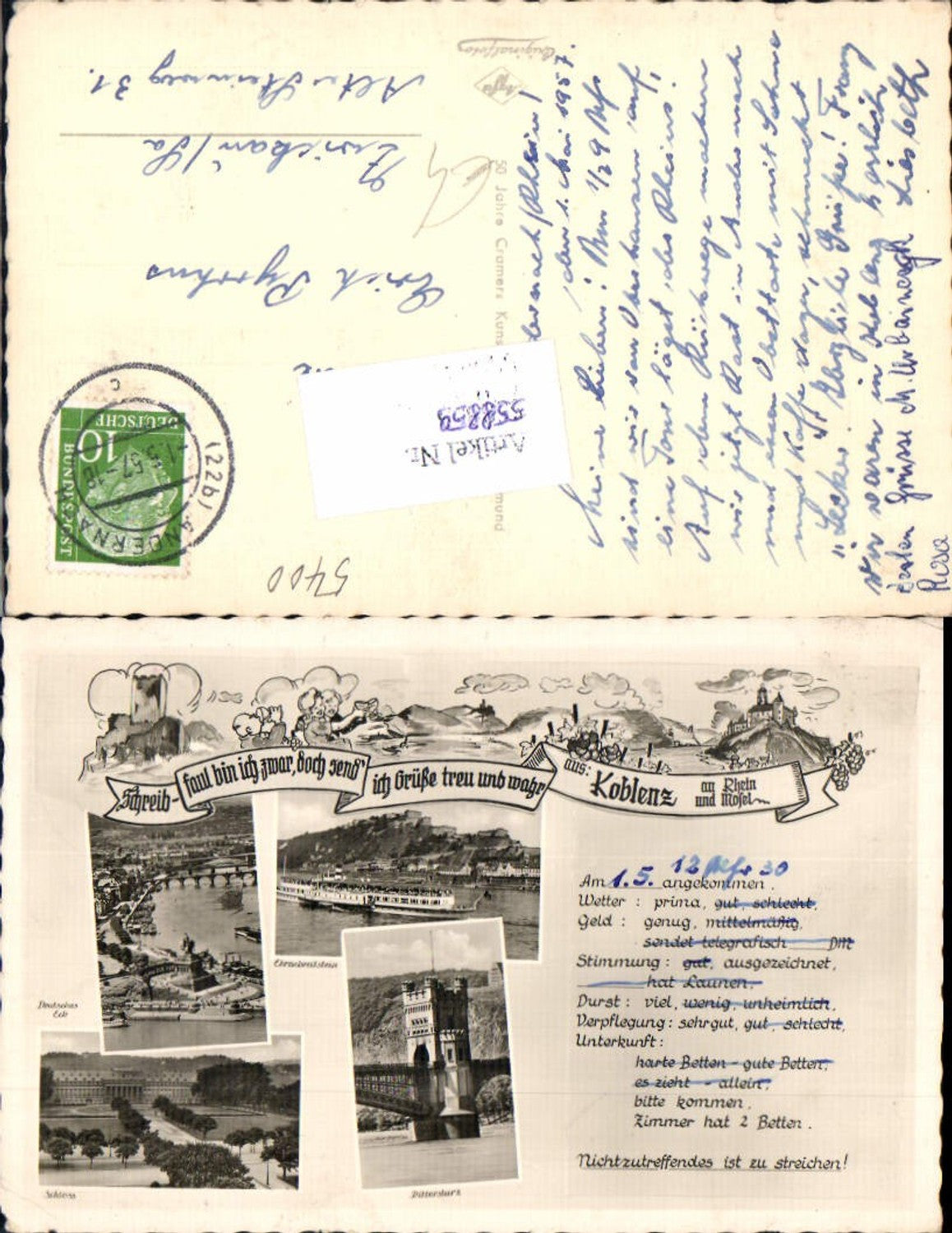 558859,Mehrbild Ak Koblenz a. Rhein Schiff Dampfer Rittersturz Schloss Schreibfaul