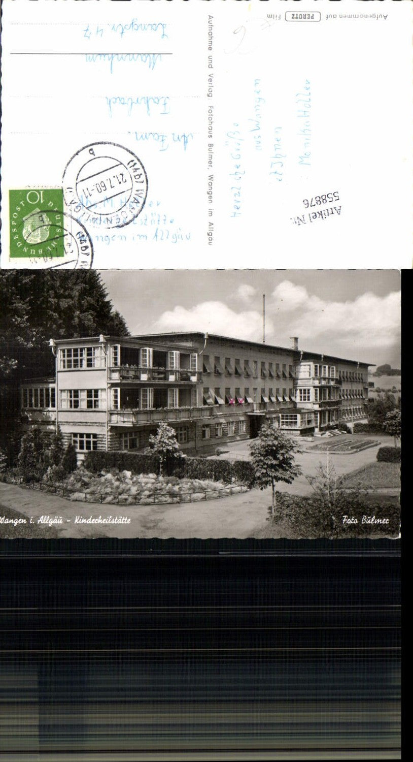 558876,Foto Ak Wangen i. Allgäu Kinderheilstätte