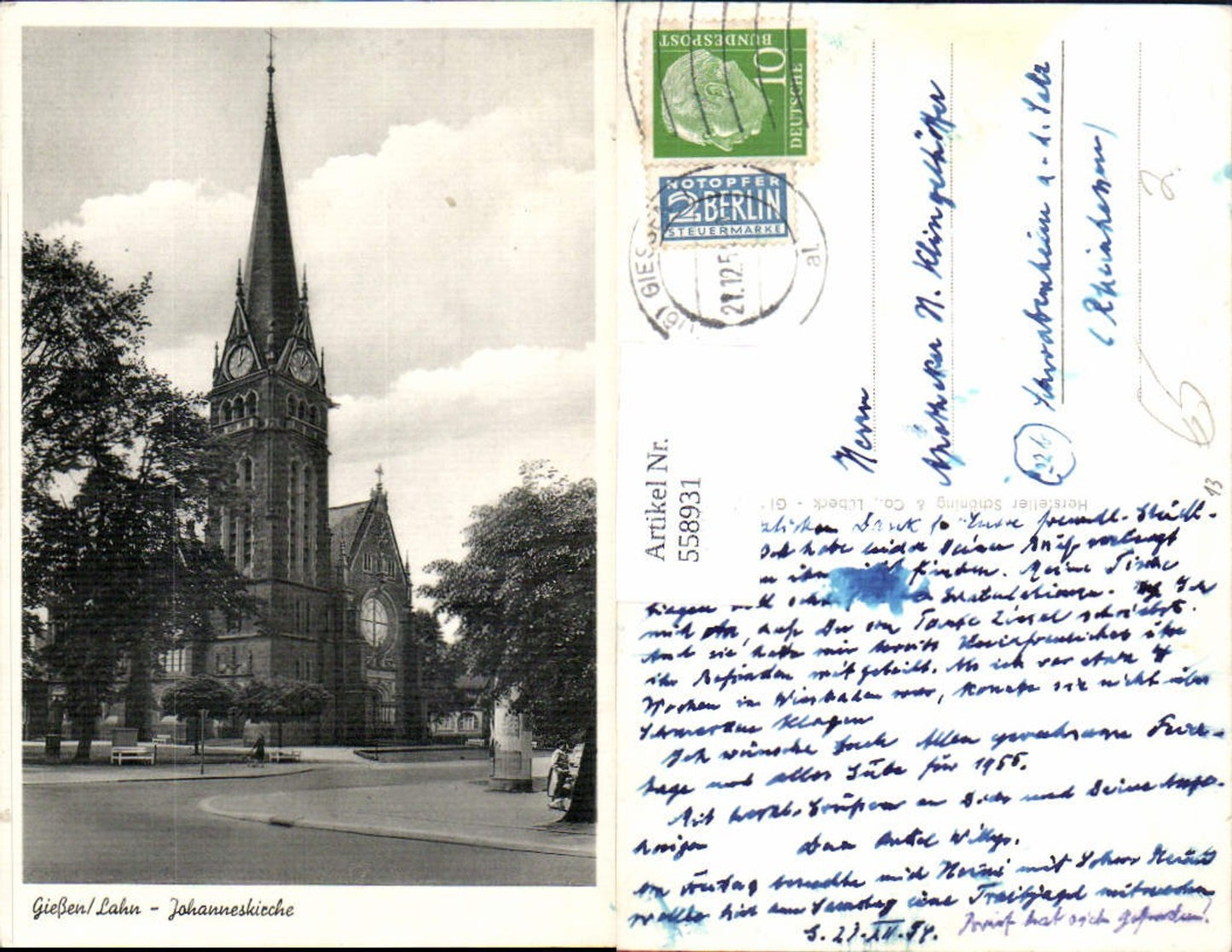 Alte Ansichtskarte – Old Postcard