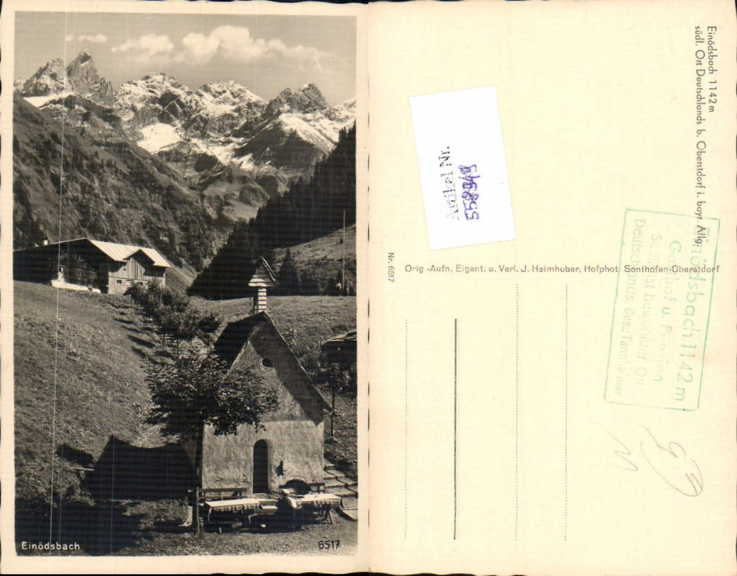 558949,Einödsbach b. Oberstdorf Allgäu