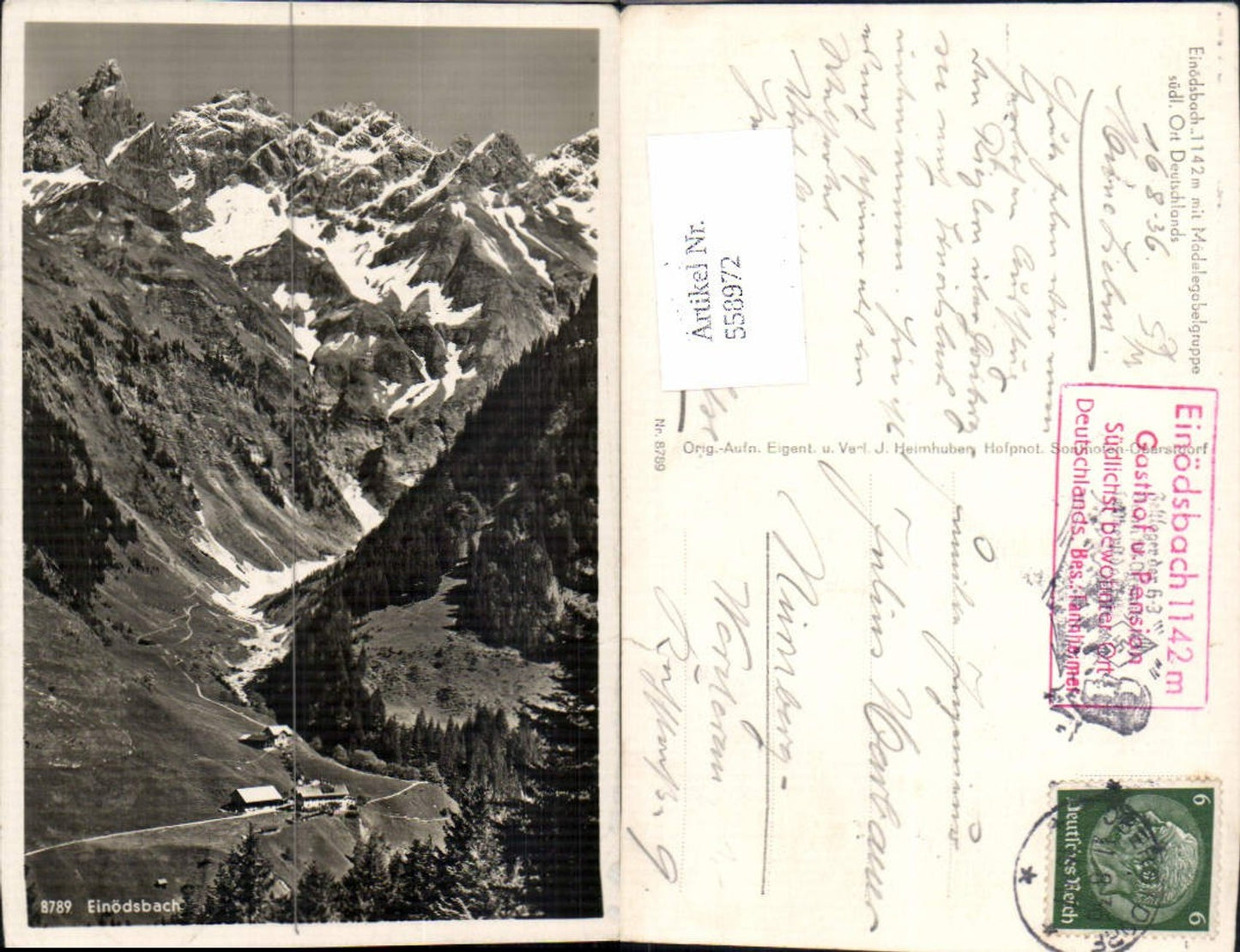 558972,Einödsbach Mädelegabelgruppe b. Oberstdorf
