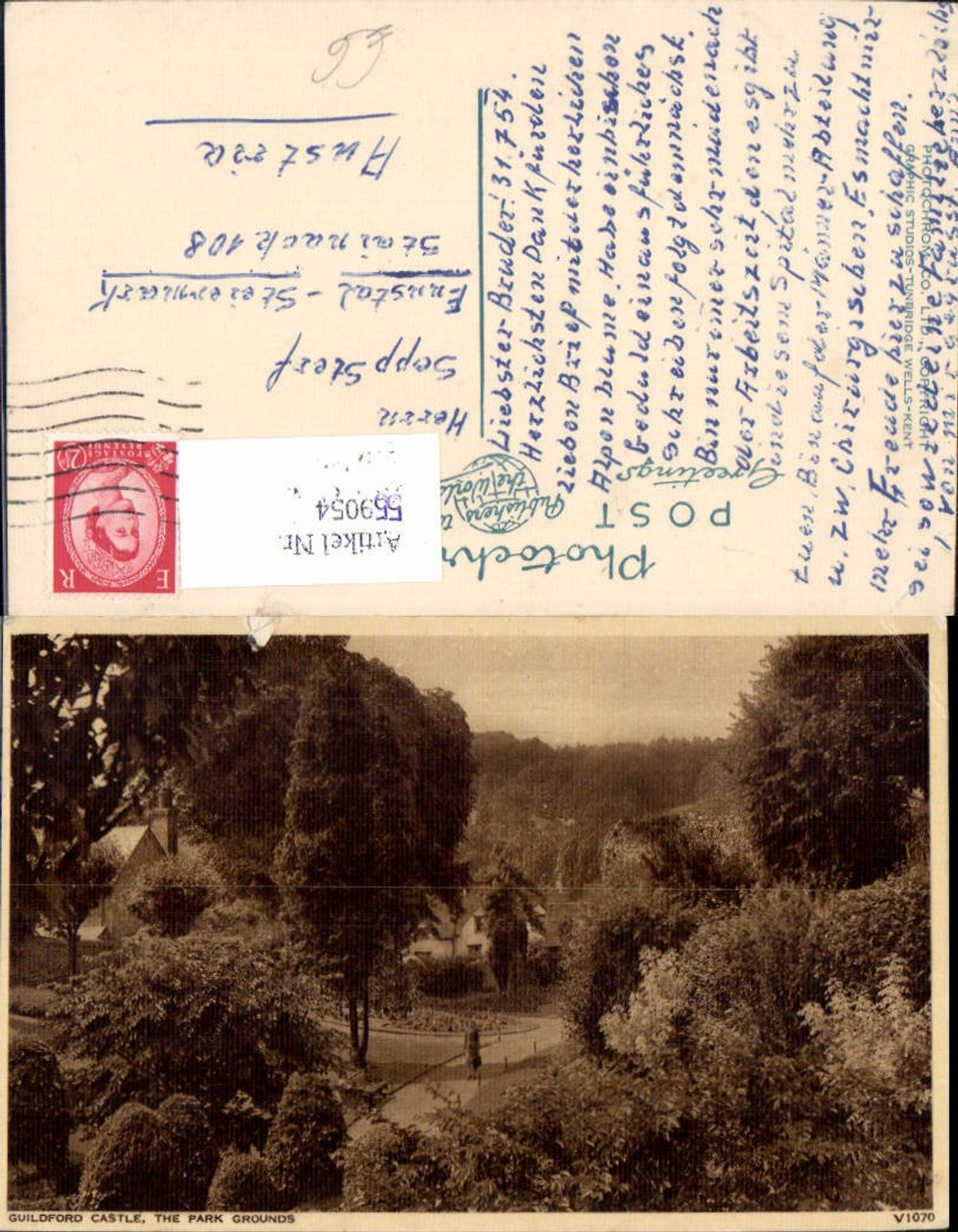Alte Ansichtskarte – Old Postcard