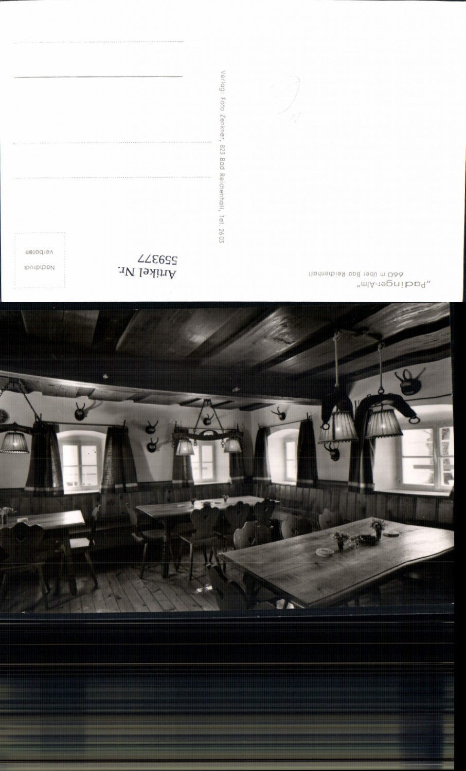 559377,Bad Reichenhall Padinger-Alm Gaststube Innen