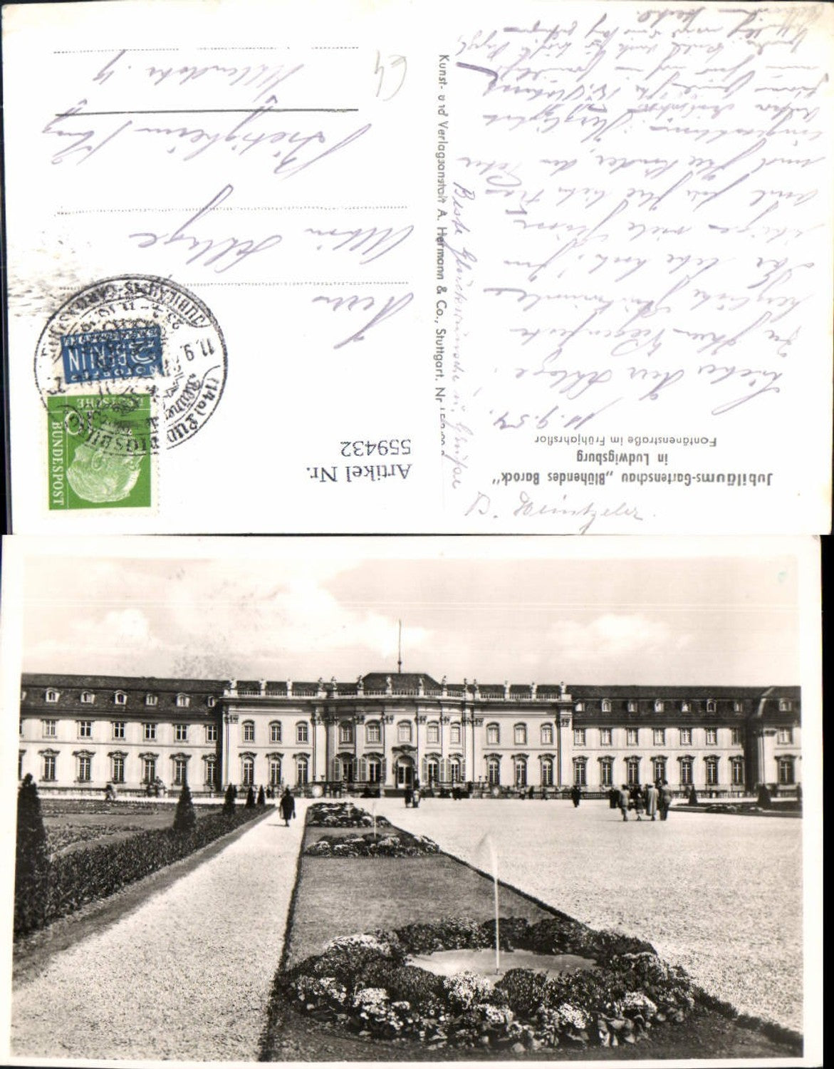 559432,Ludwigsburg Brunnen Garten Fontänenstraße