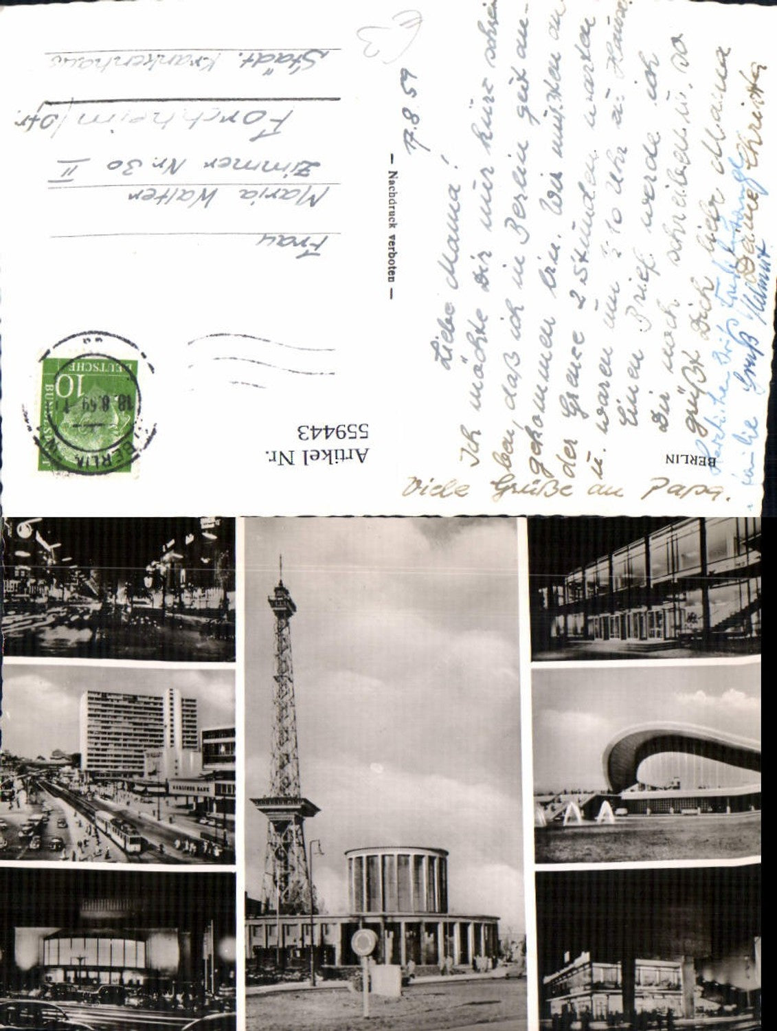 559443,Mehrbild Ak Berlin Ansichten