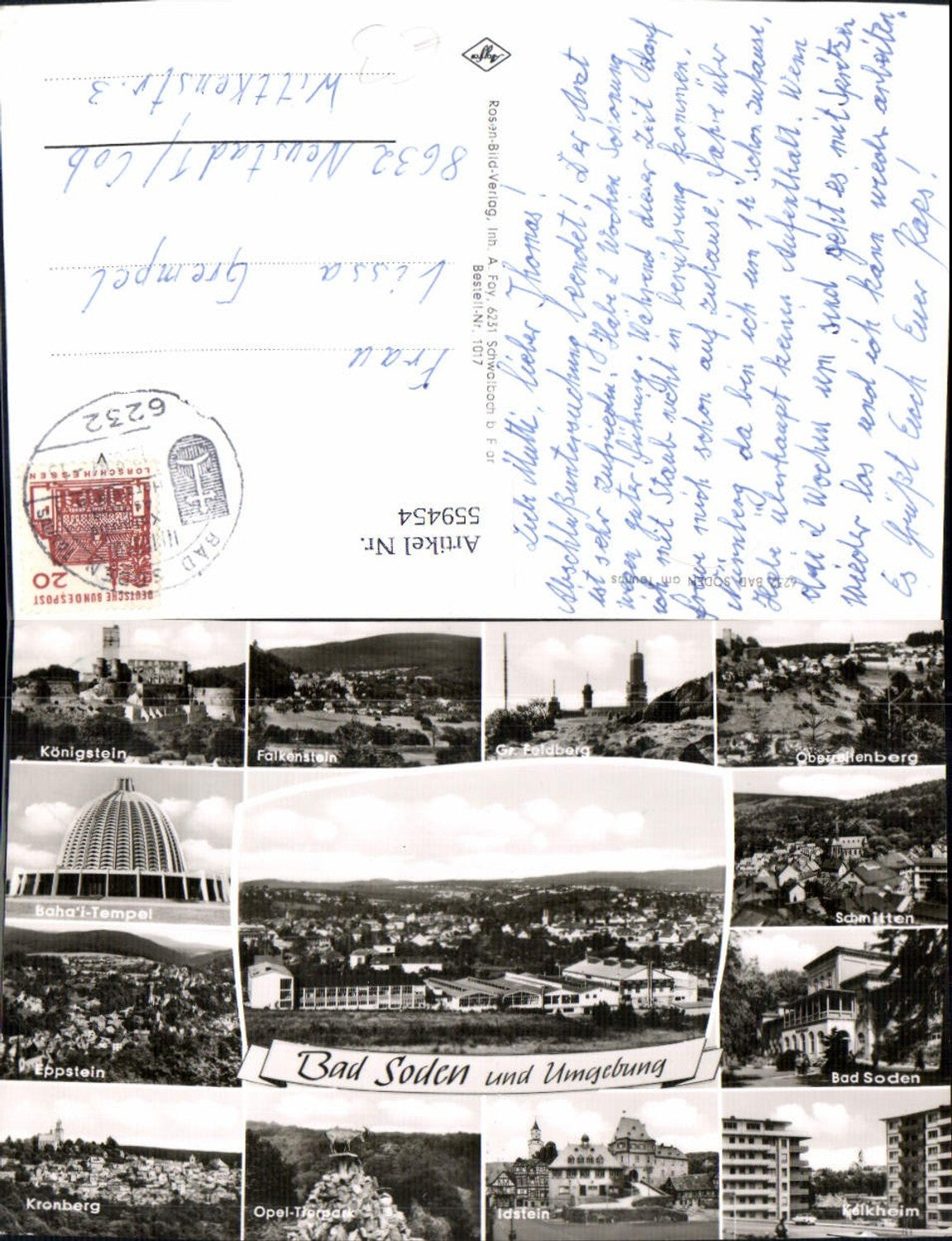 Alte Ansichtskarte – Old Postcard