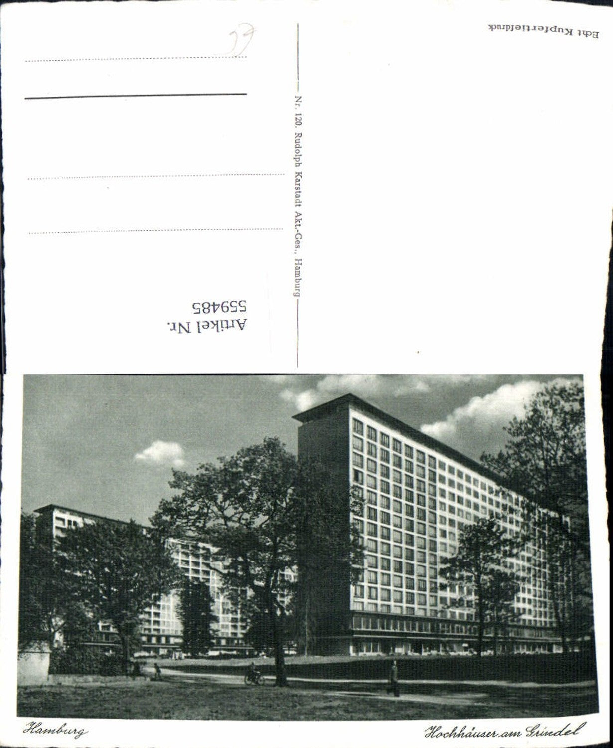 559485, Hamburg high-rise buildings at Grindel