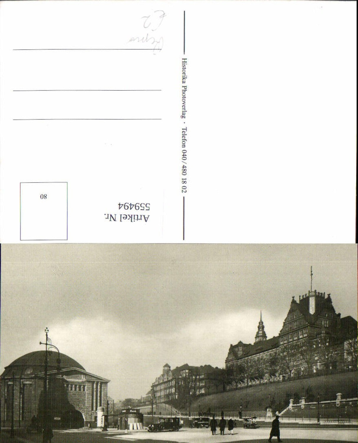 559494,Repro Hamburg Blick auf Elbtunnel Navigationsschule Tropen-Krankenhaus