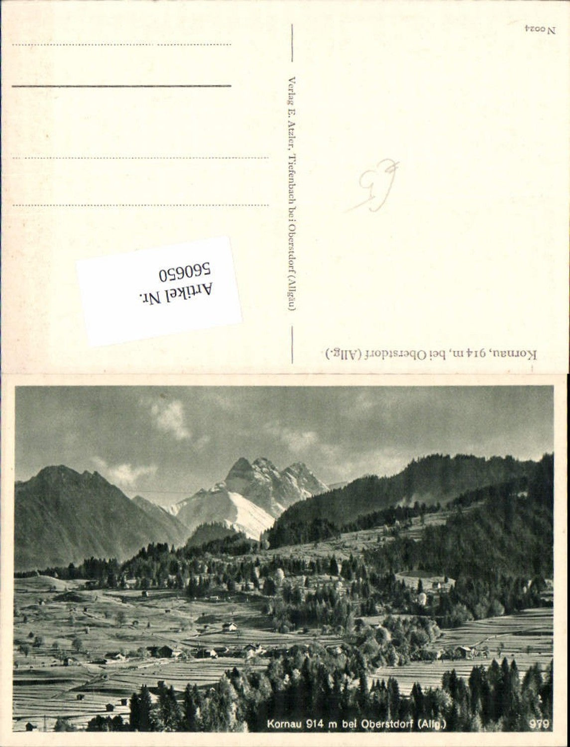 560650, Kornau near Oberstdorf, mountain scenery