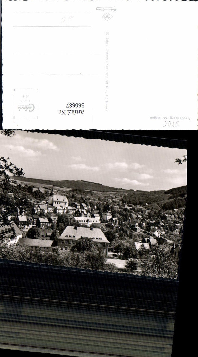 560687,Foto Ak Freudenberg Teilansicht