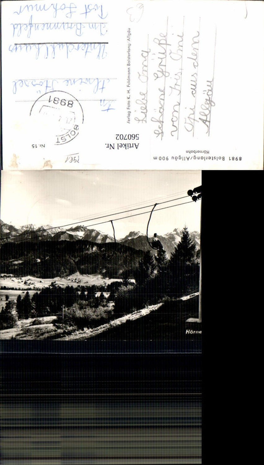560702, Bolsterlang Allgäu Hörnerbahn chairlift