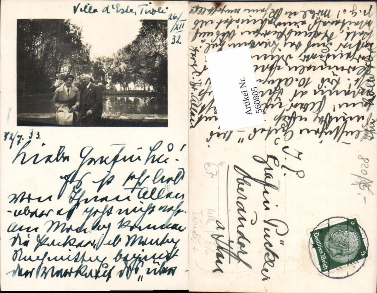 Alte Ansichtskarte – Old Postcard