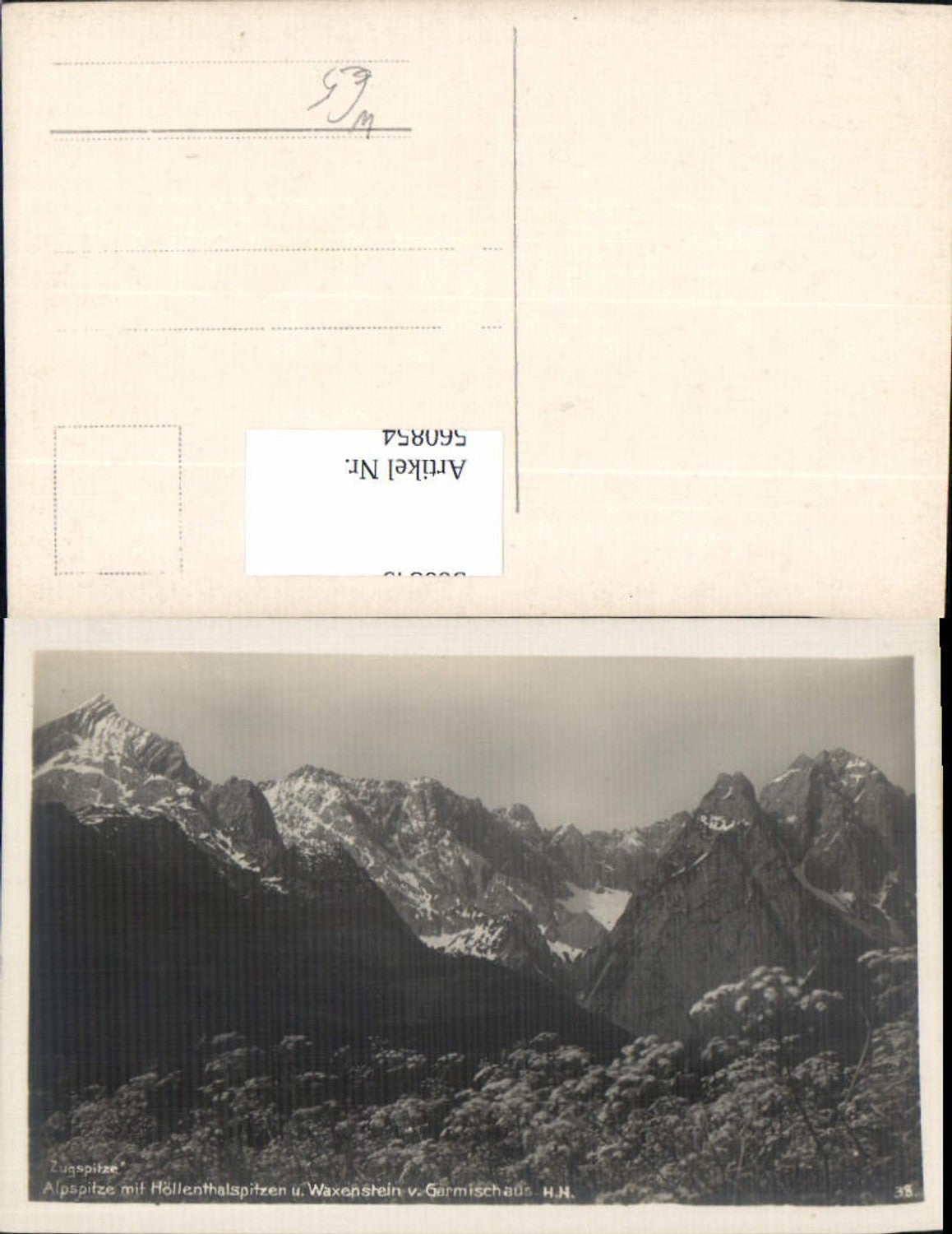 560854,Zugspitze Alpspitze v. Garmischhaus Garmisch-Partenkirchen
