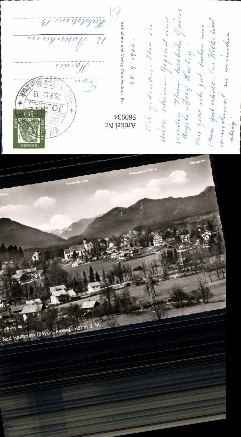 560934, Bad Heilbrunn m. Jochberg summit map