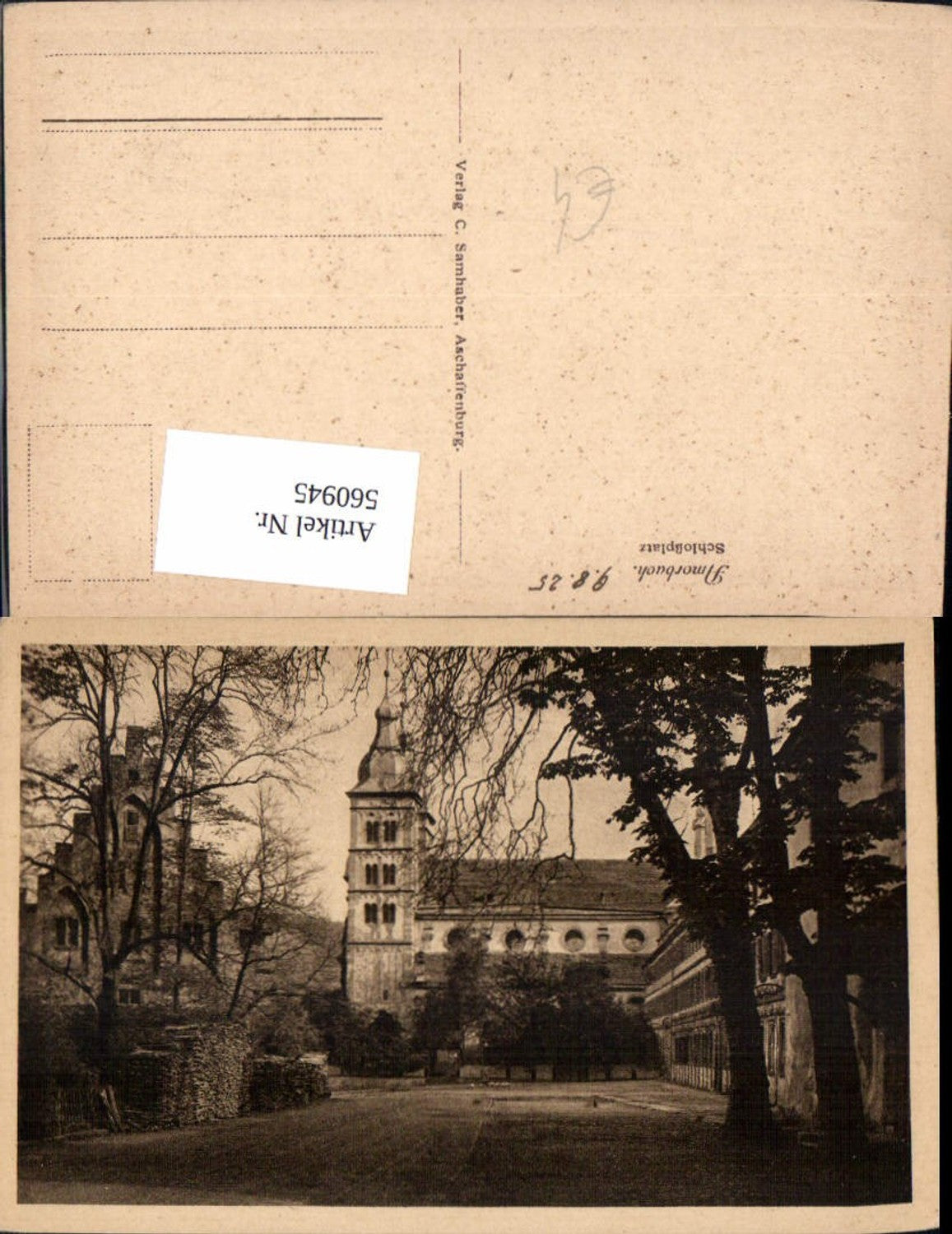 560945,Amorbach Schlossplatz Schloss