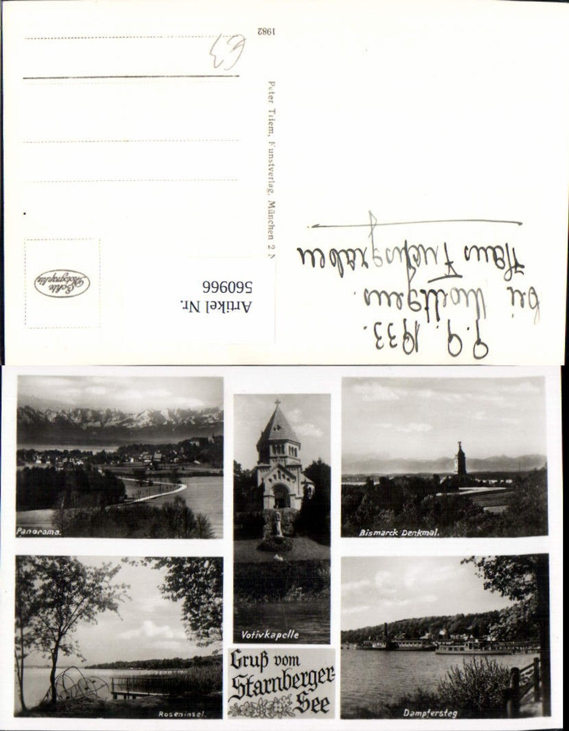 560966,Mehrbild Ak Starnbergersee Votivkapelle b. Berg Panorama Dampfersteg