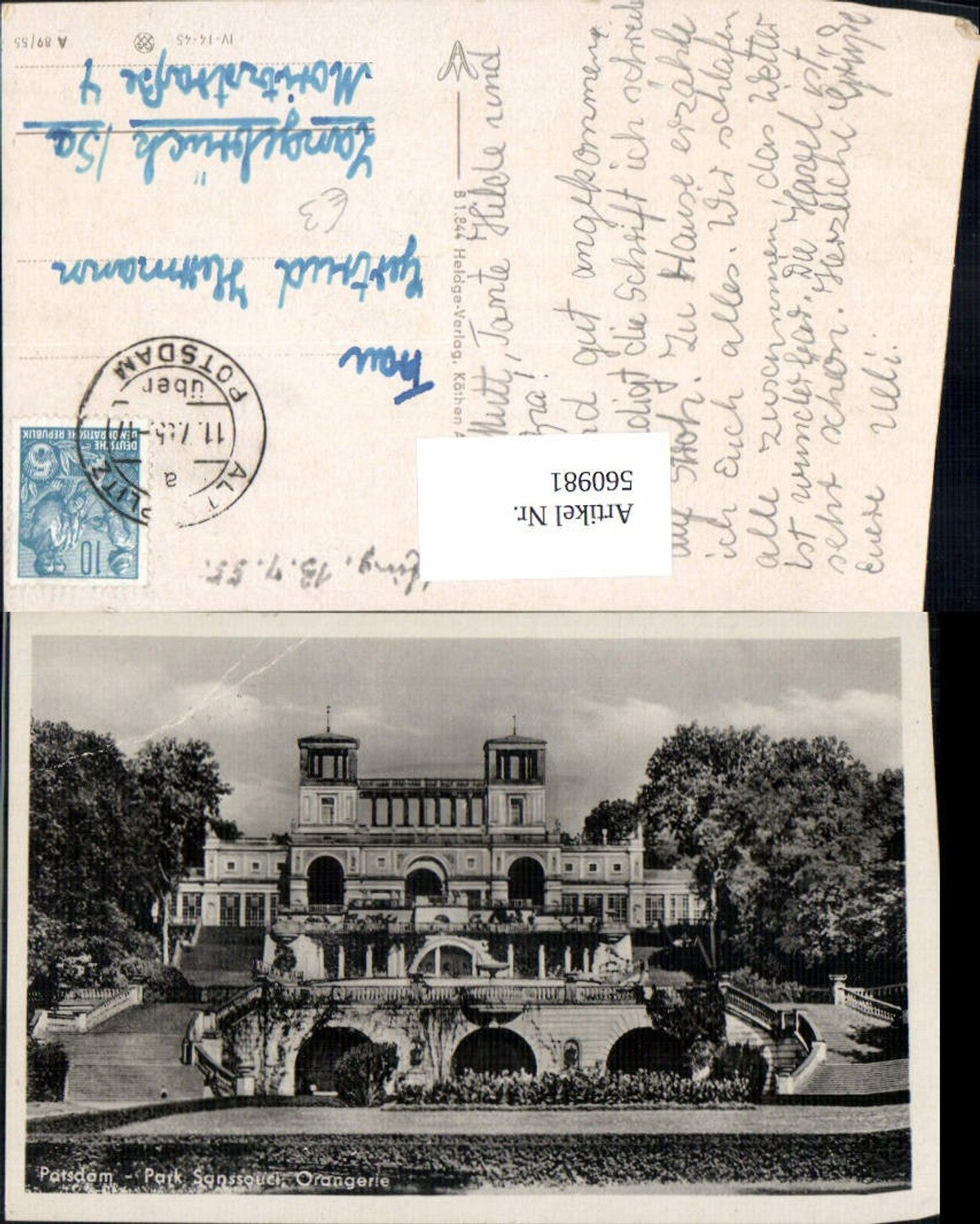 560981, Potsdam Park Sanssouci Orangery