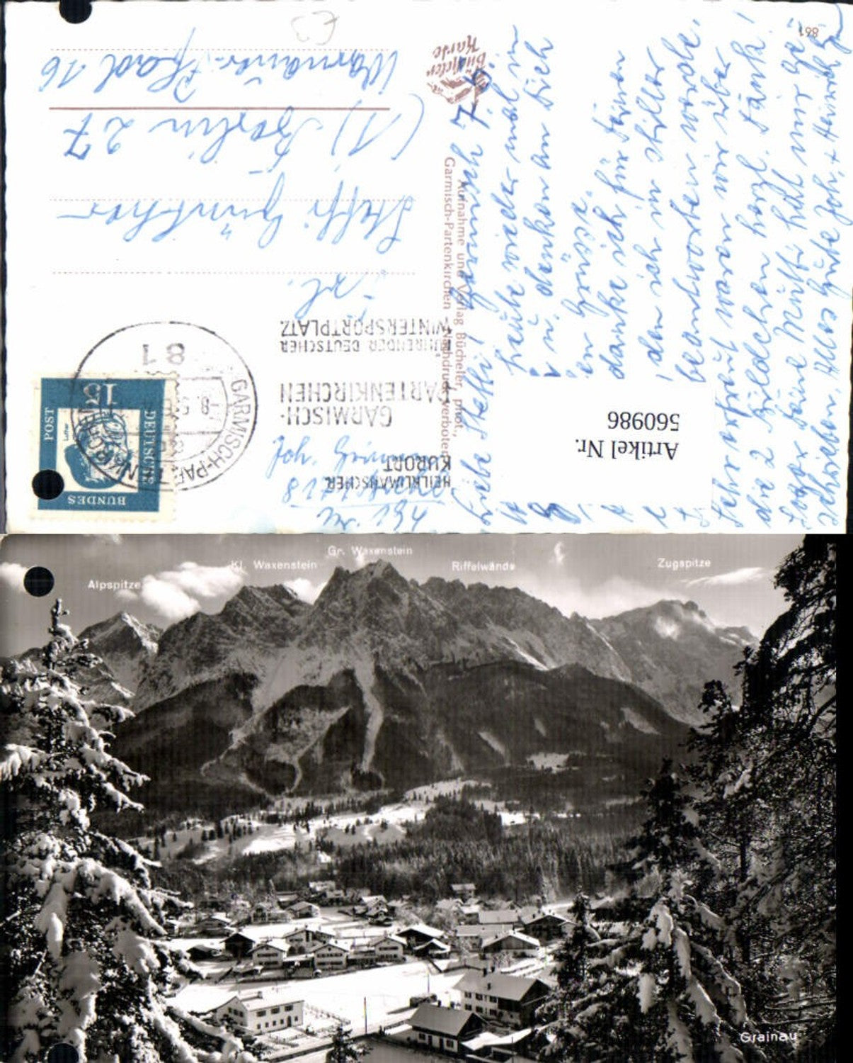 560986,Grainau Winteransicht