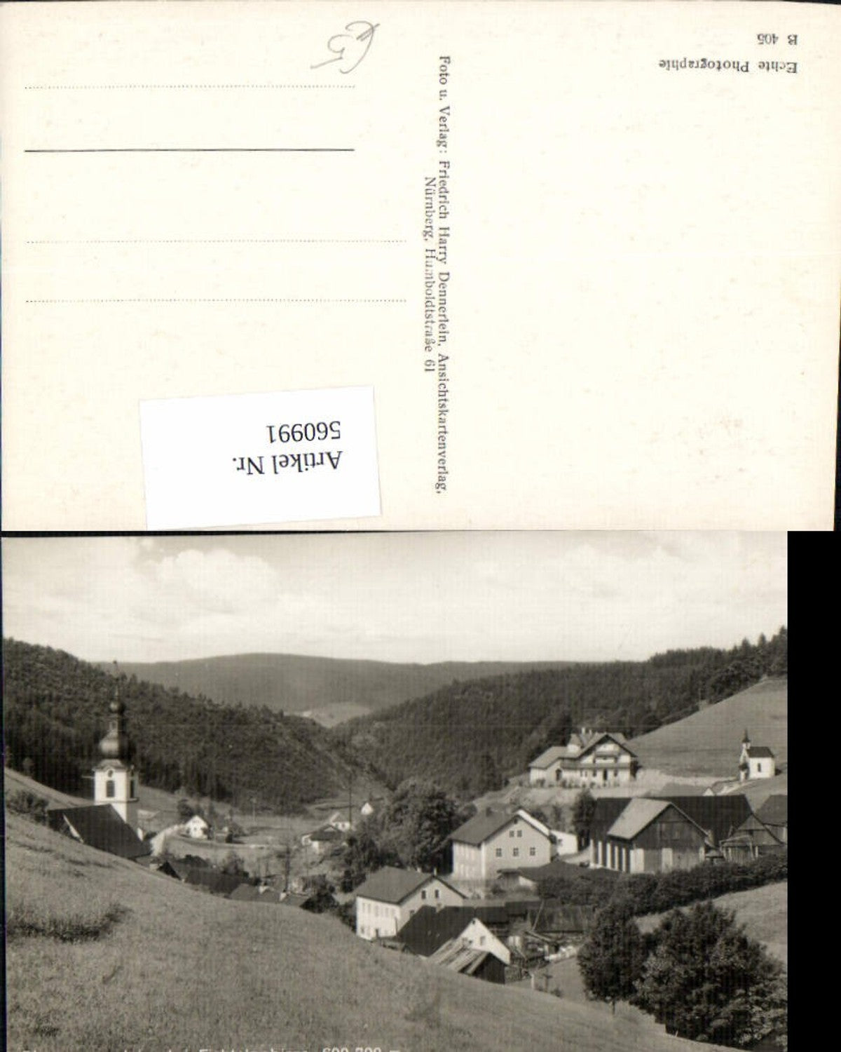 560991,Foto Ak Oberwarmensteinach Warmensteinach i. Fichtelgebirge Totale