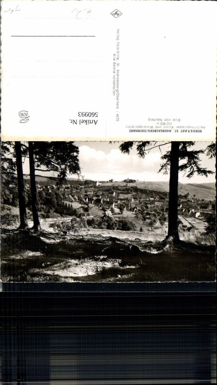 560993,Sankt Andreasberg Braunlage Oberharz Blick v. Neufang