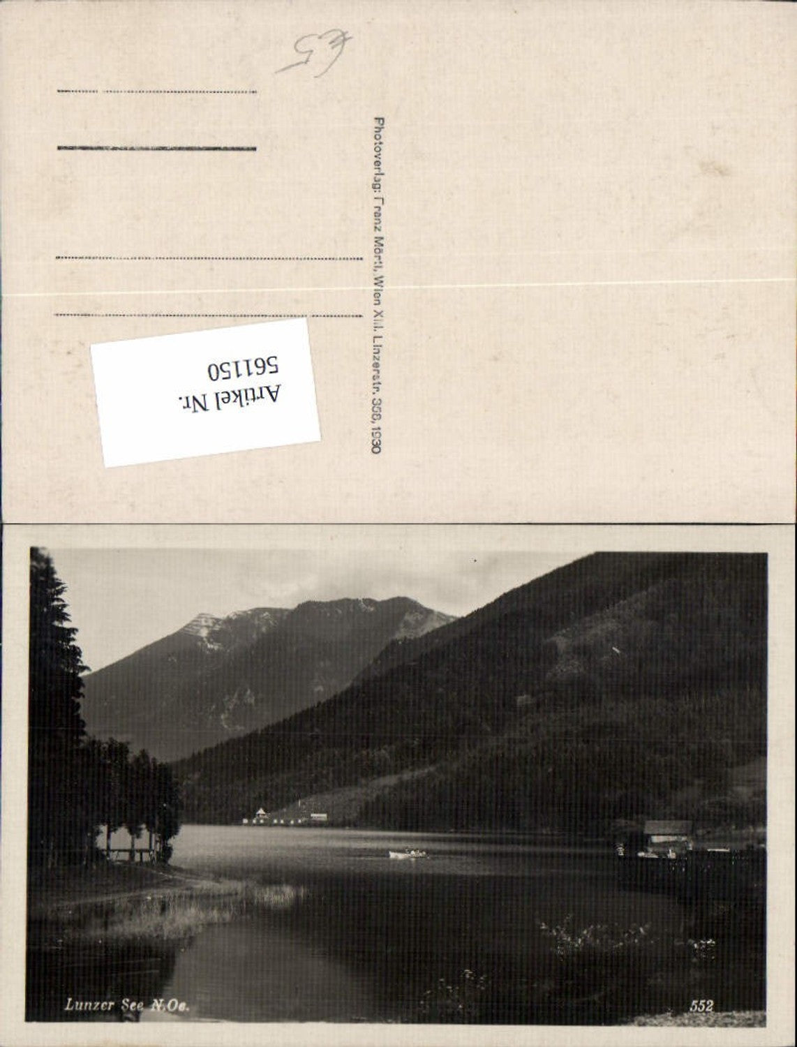 561150,Lunzer See Lunz a. See Boot