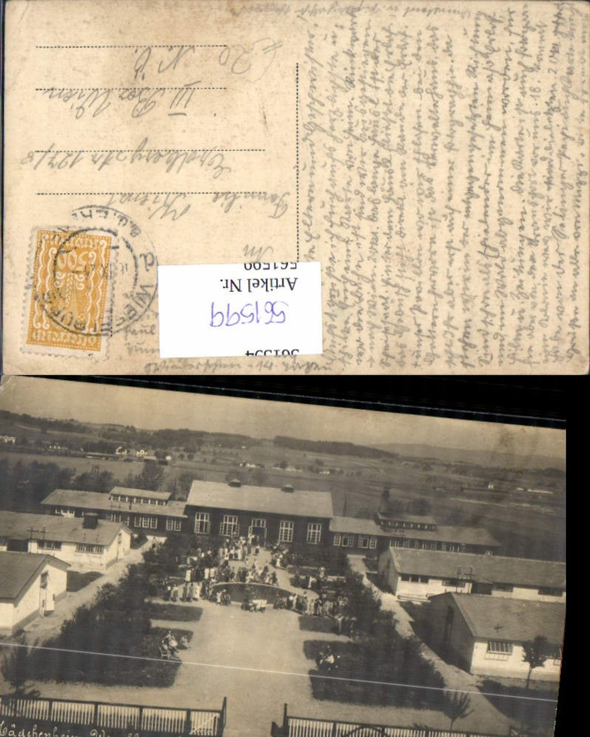 561599,Foto Ak Mädchenheim Wieselburg Erlauf