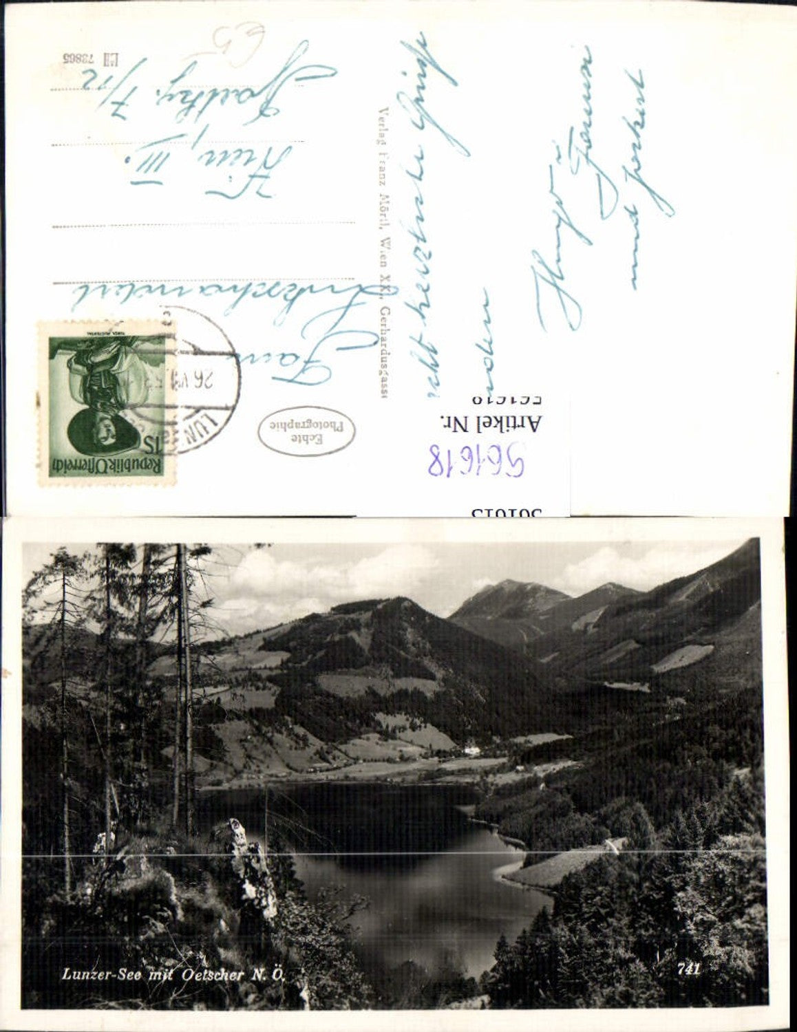 561618,Foto Ak Lunzer-See Lunz a. See Ötscher