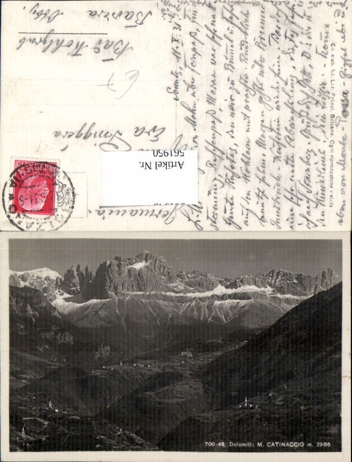 Alte Ansichtskarte – Old Postcard
