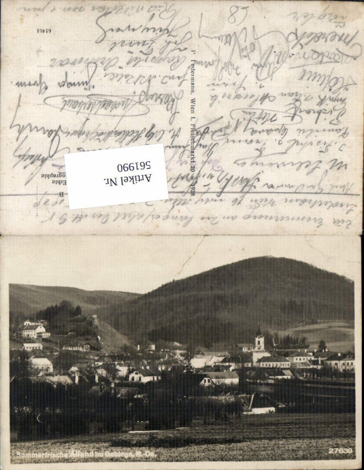 561990,Alland im Gebirge Totale