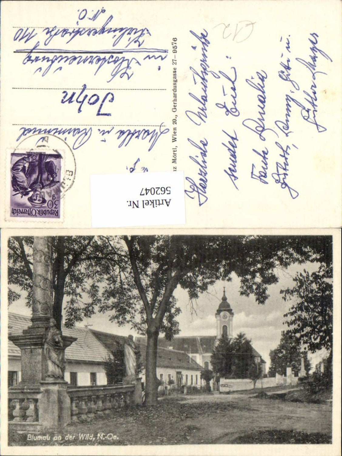 562047,Blumau an der Wild b. Ludweis Aigen Waidhofen an der Thaya