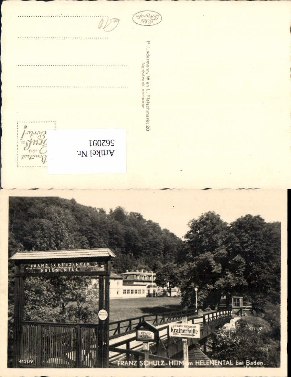 562091,Franz Schulz Heim Helenental bei Baden