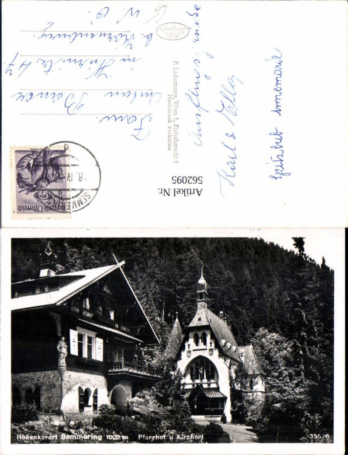562095,Semmering Pfarrhof Kircherl