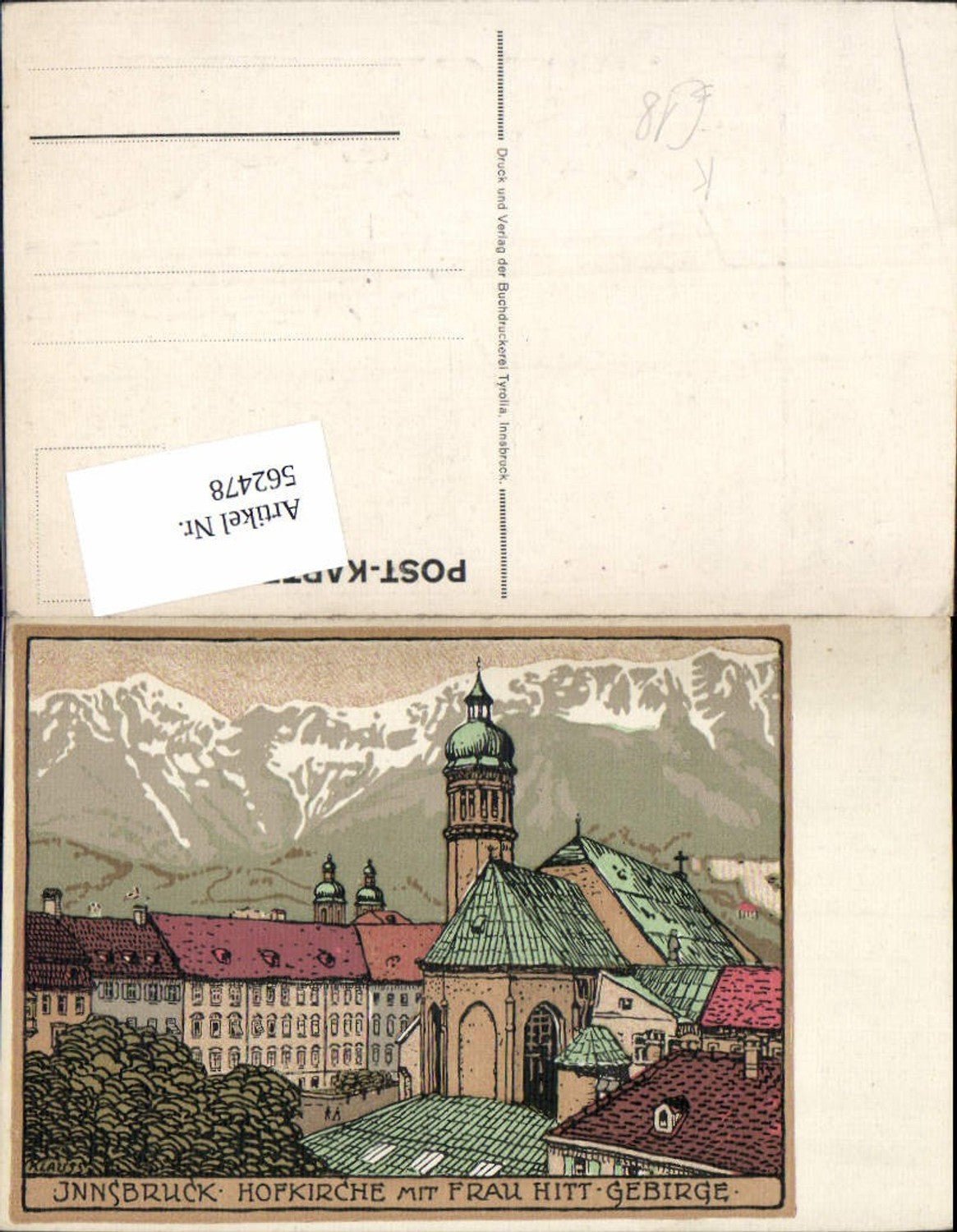 Alte Ansichtskarte – Old Postcard