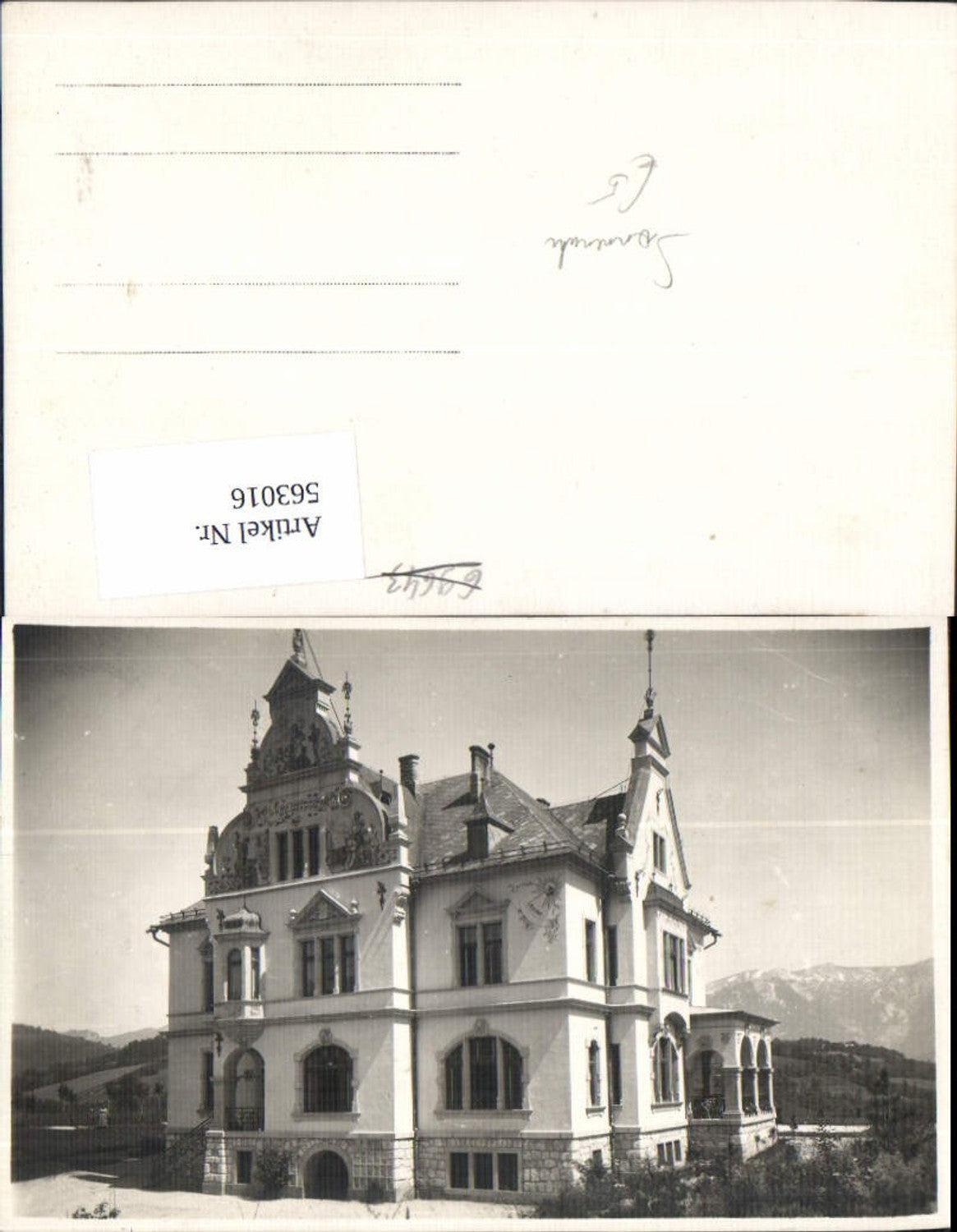 Alte Ansichtskarte – Old Postcard