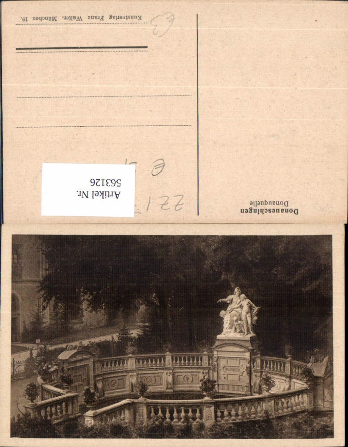 563126,Donaueschingen Donauquelle Statue Monument