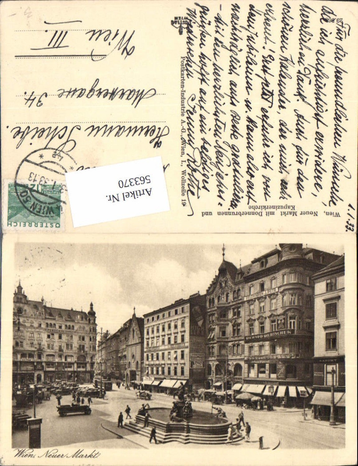 Alte Ansichtskarte – Old Postcard