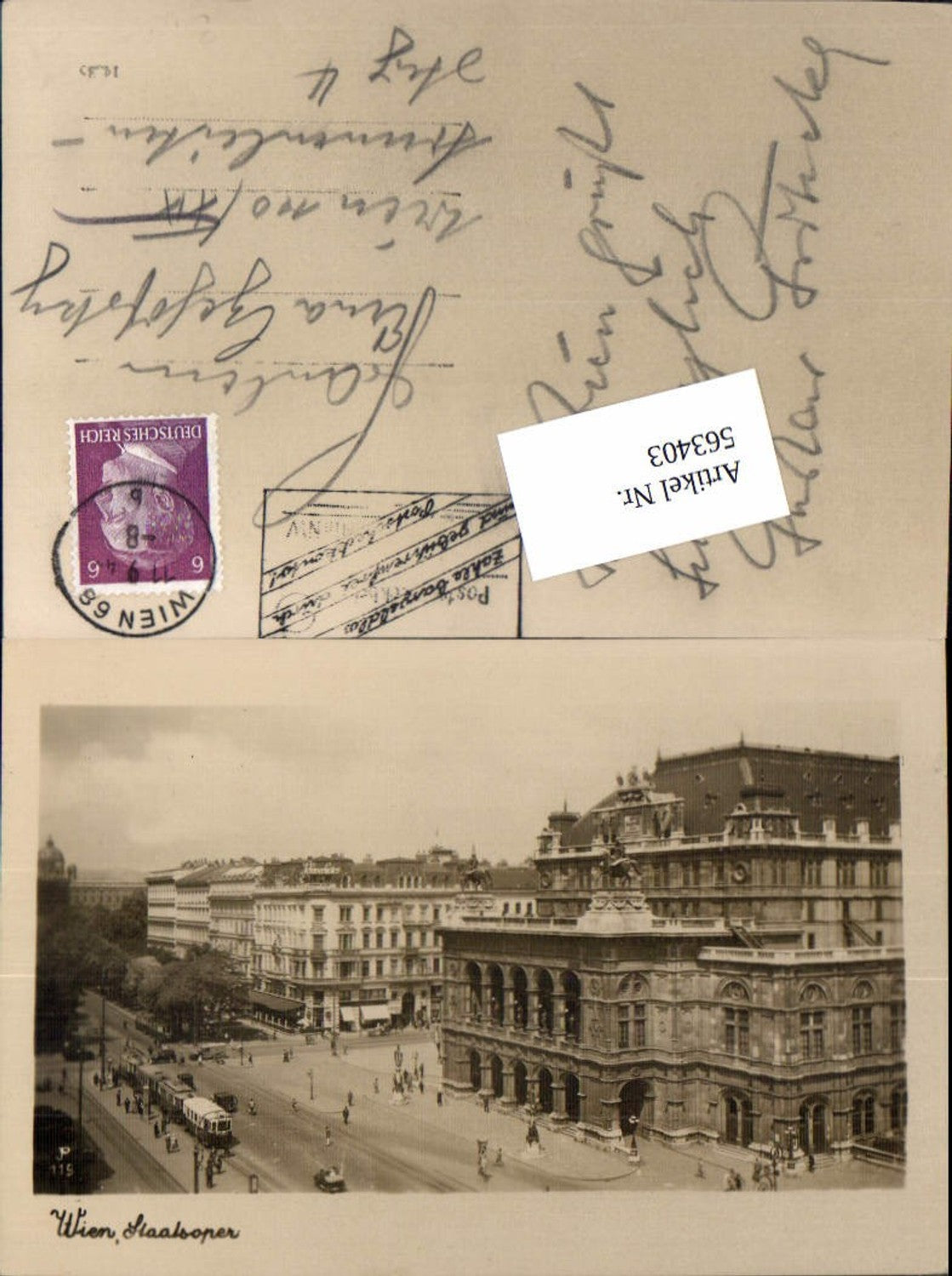 Alte Ansichtskarte – Old Postcard