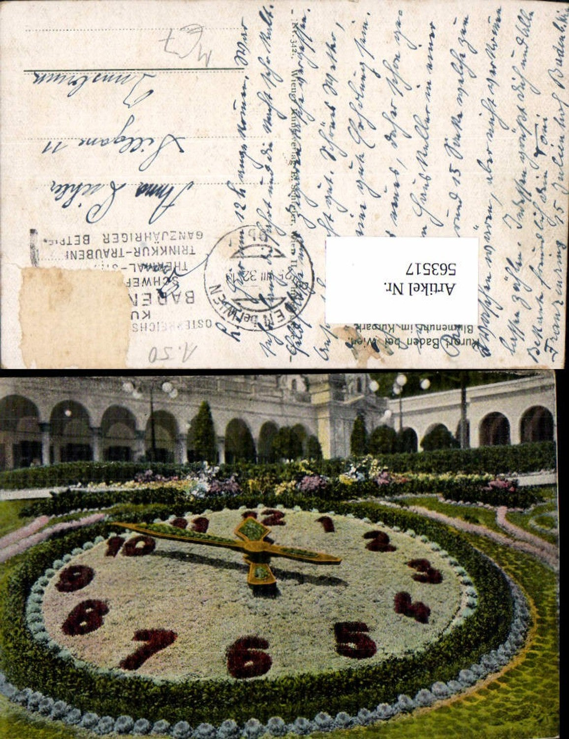 563517,Baden Blumenuhr Kurpark