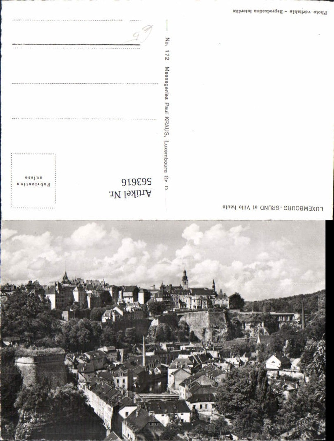 Alte Ansichtskarte – Old Postcard
