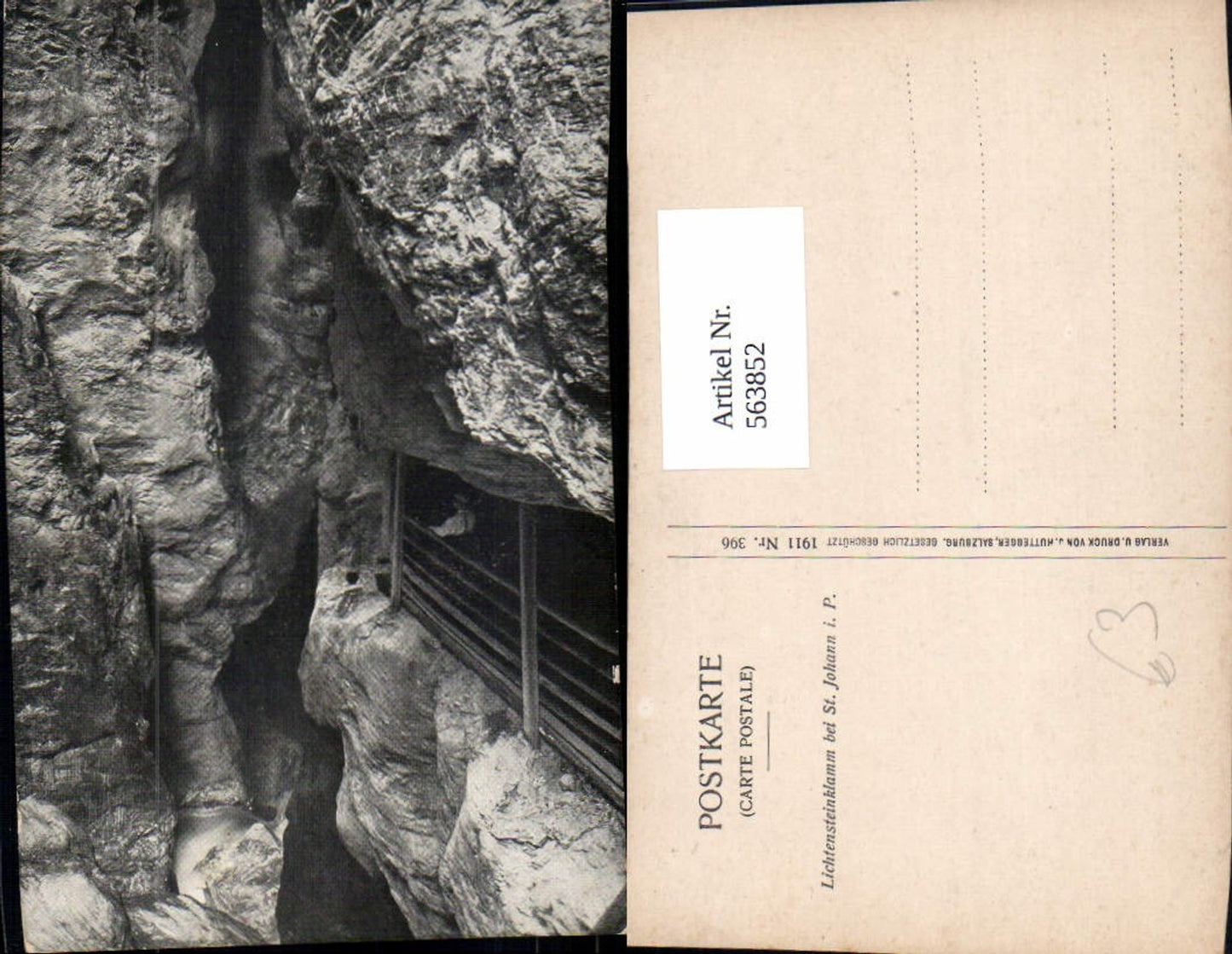 563852,Lichtensteinklamm b. St Johann i. Pongau