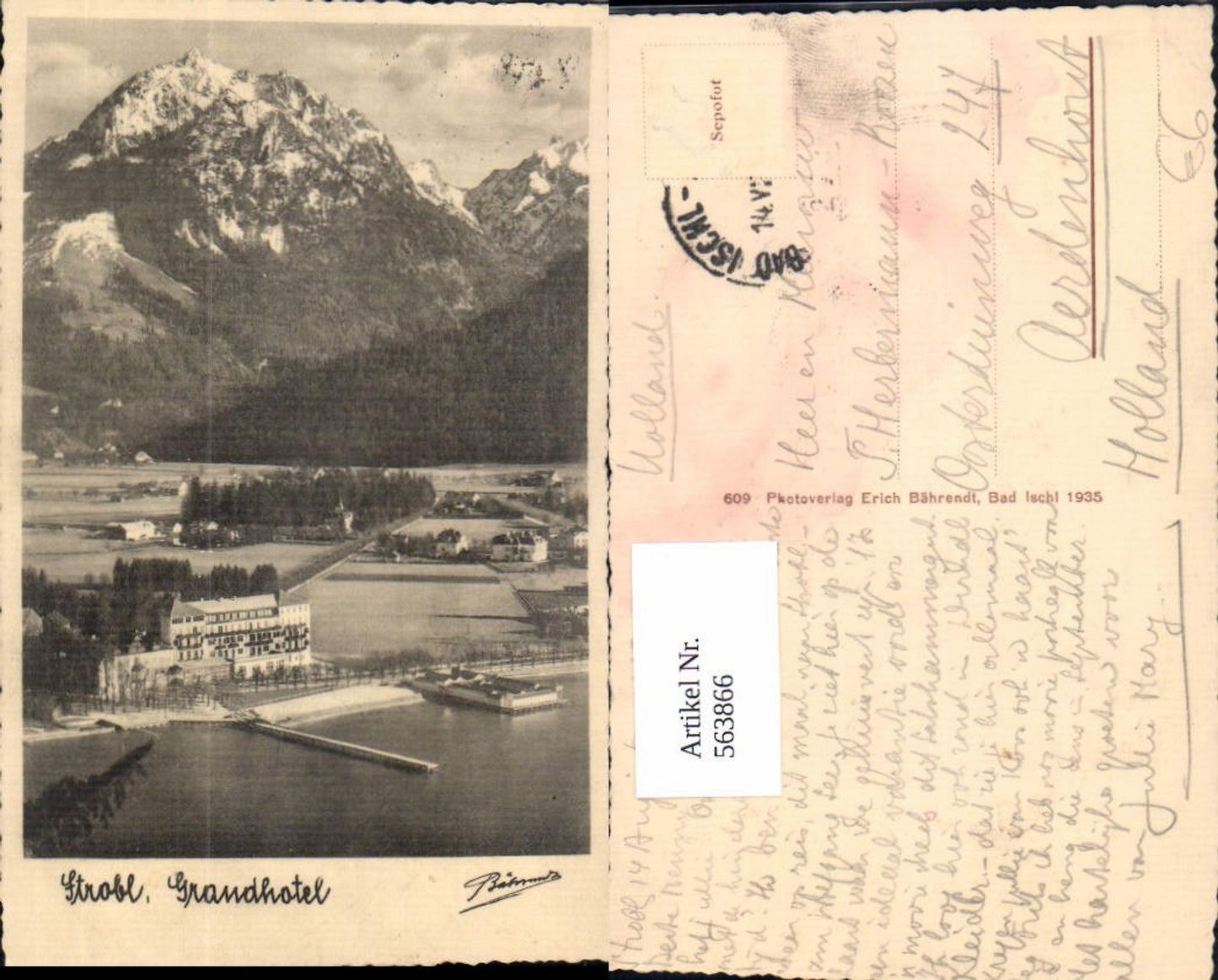563866, Strobl Strandhotel