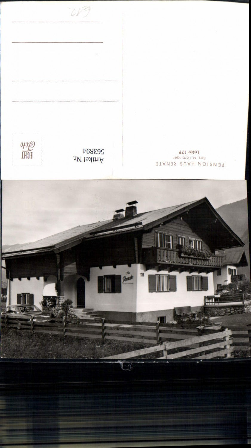563894,Foto Ak Lofer Pension Haus Renate