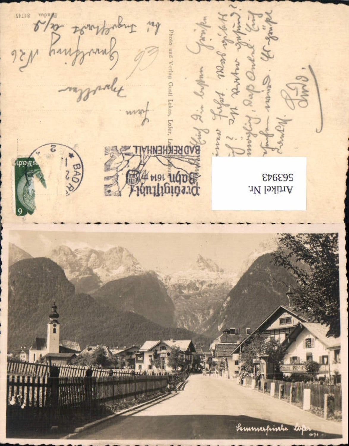 563943,Foto Ak Motiv aus Lofer