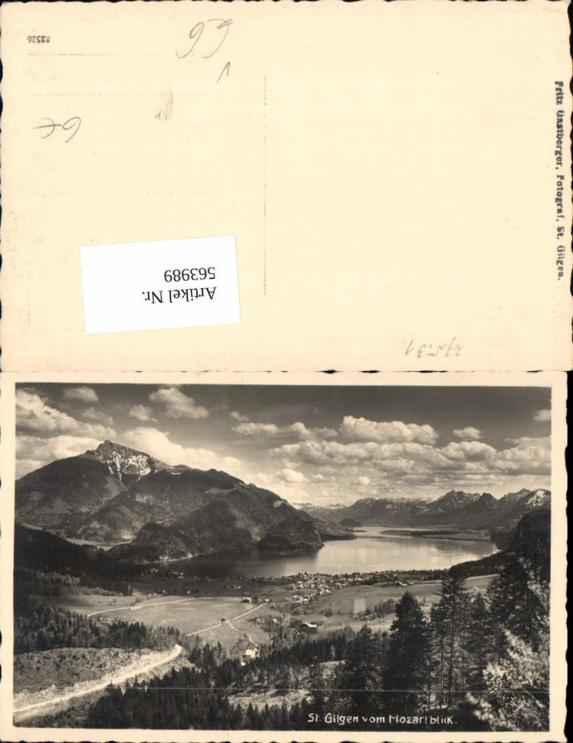 563989, great AK St. Gilgen am Abersee pub photo Gastberger