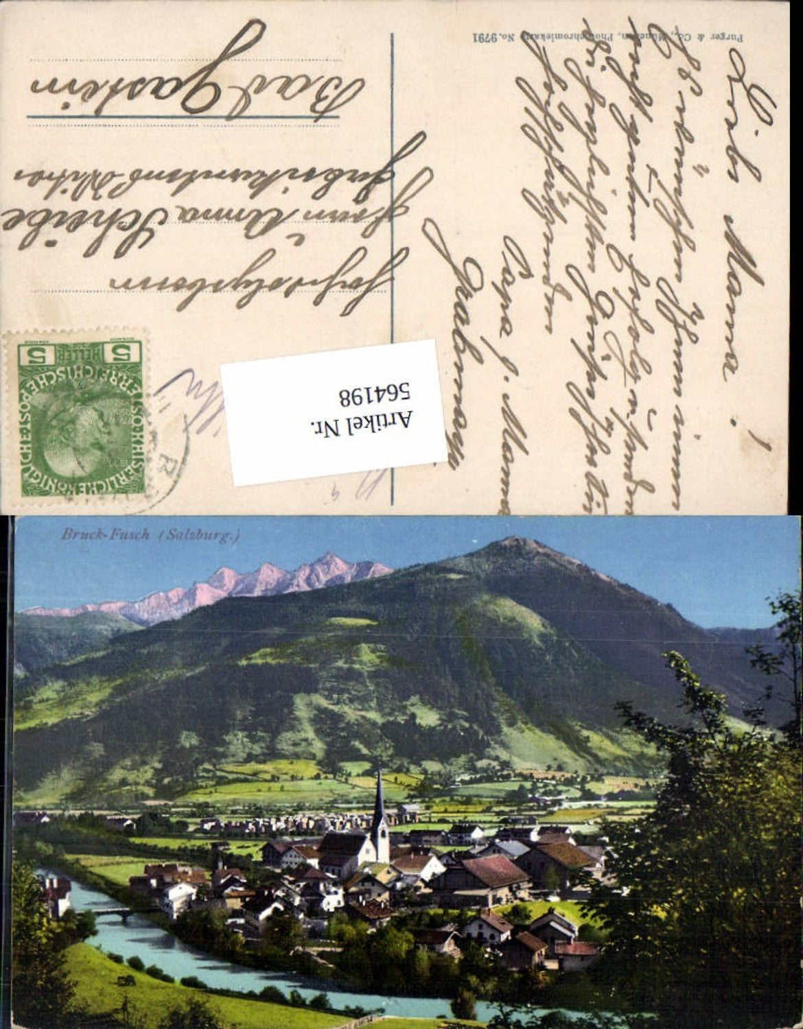 564198,Bruck Fusch an der Glocknerstraße im Pinzgau pub Purger Co. 9791